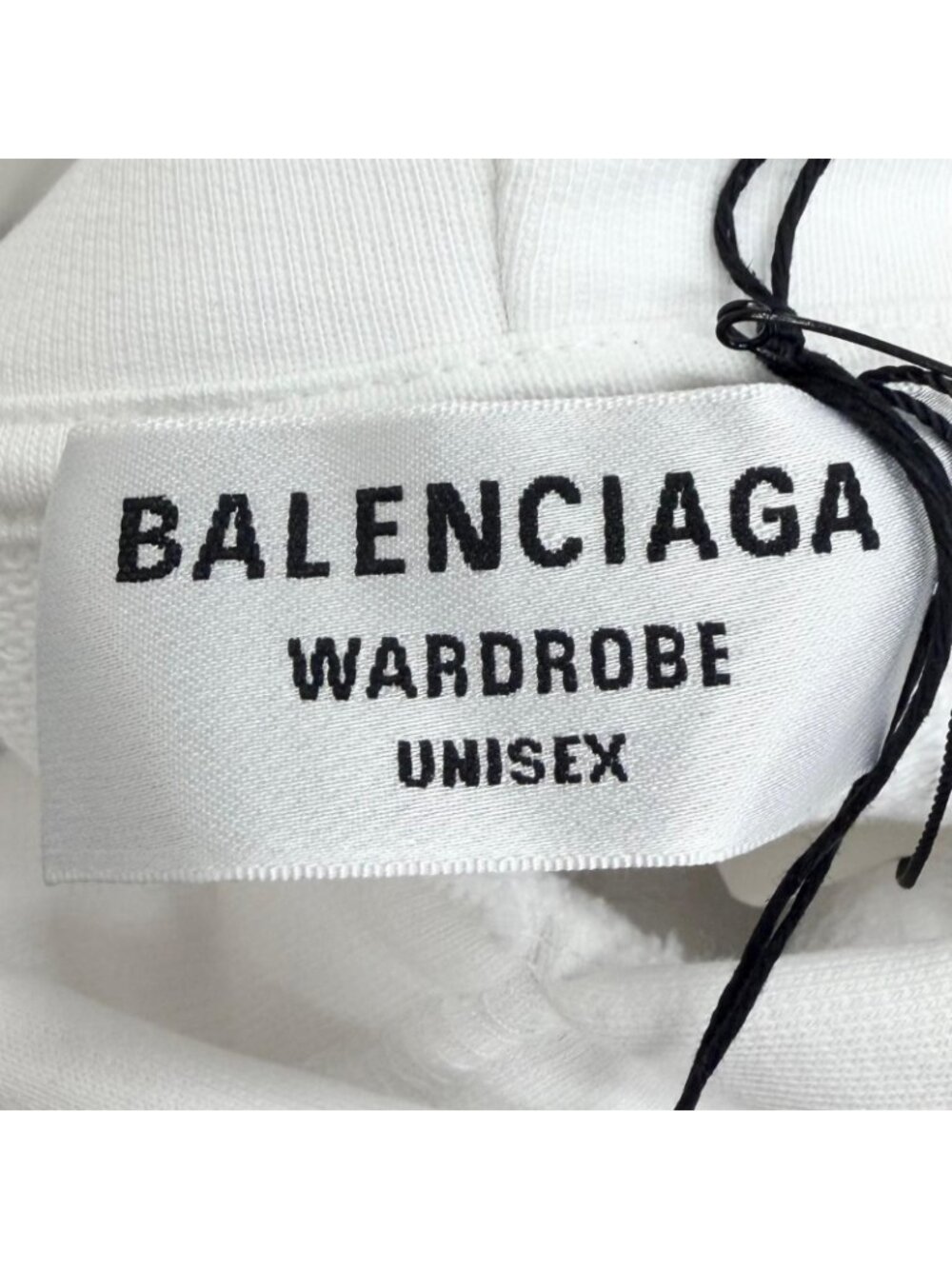 Balenciaga New Copyright Medium Fit Hoodie Pullover White - Picture 6 of 11